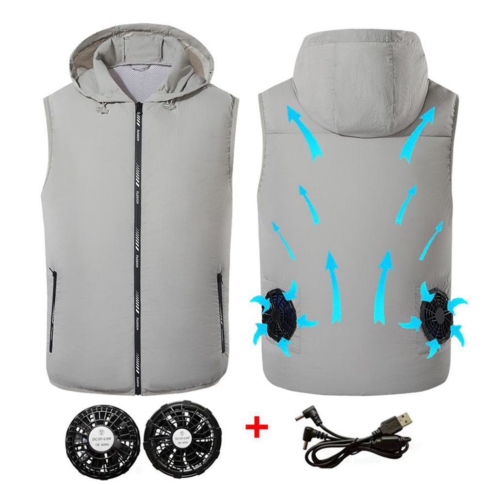 Outdoor Sport Brand Jacket - 여름 스포츠 선풍기 에어컨 시원한 남자