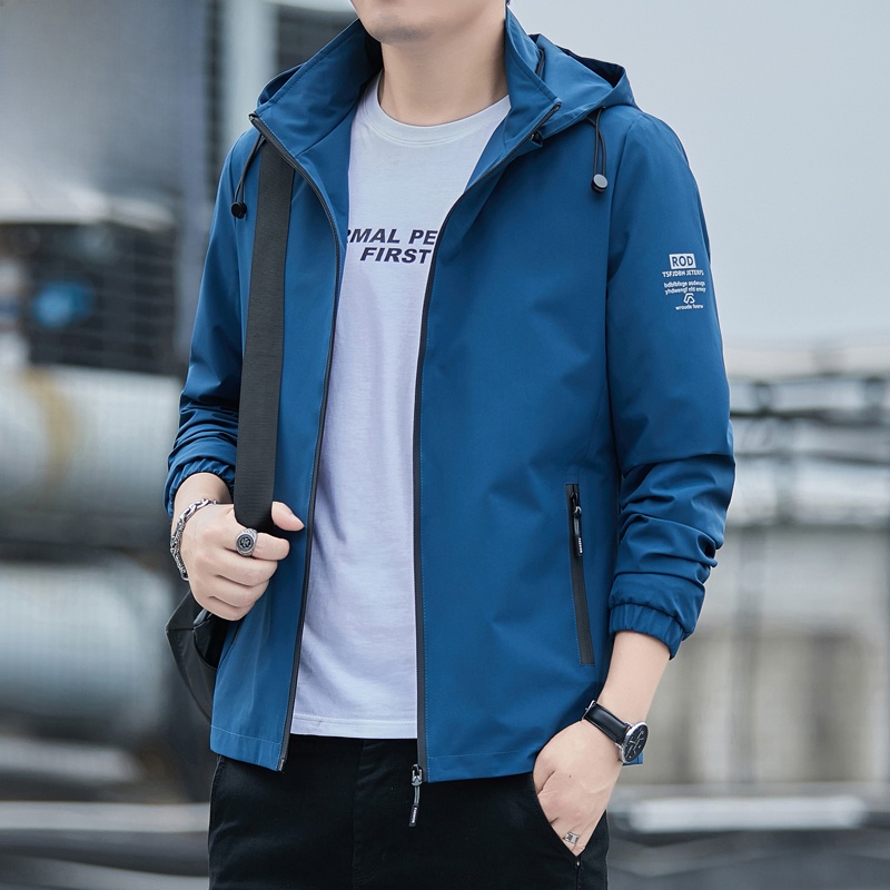 Outdoor Sport Brand Jacket - 남성 캐주얼 루즈핏 스포츠 아웃도어 방풍