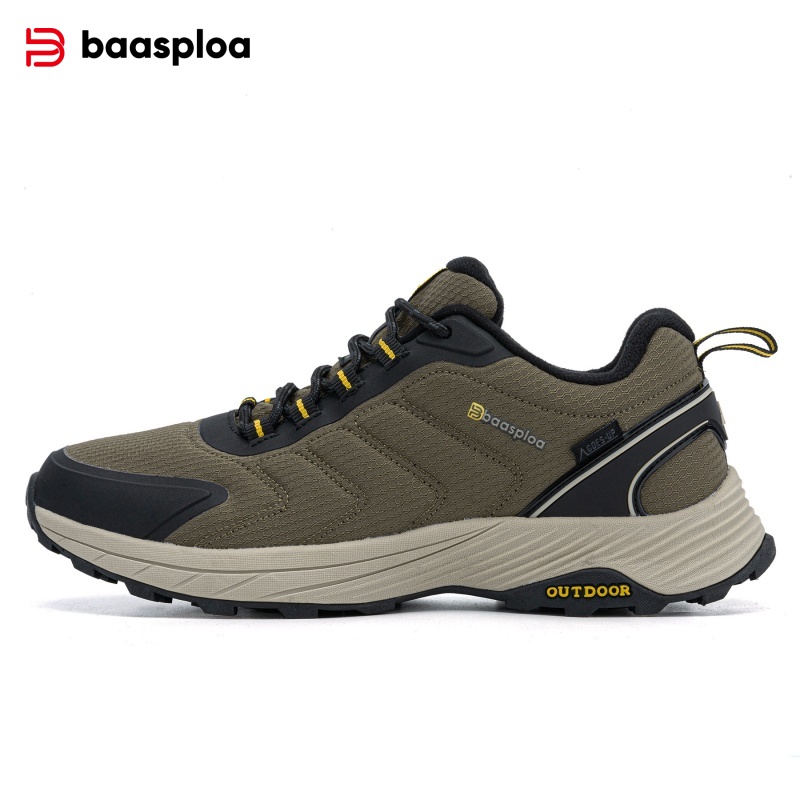 Climbing Shoe Beginner - Baasploa 남성 하이킹 신발 방수 야외