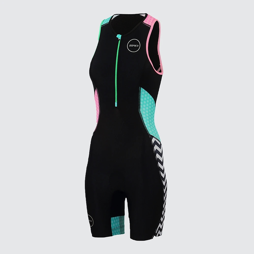 Outdoor Sport Dress - 여성용 트라이애슬론 자전거 민소매 스타킹, MTB