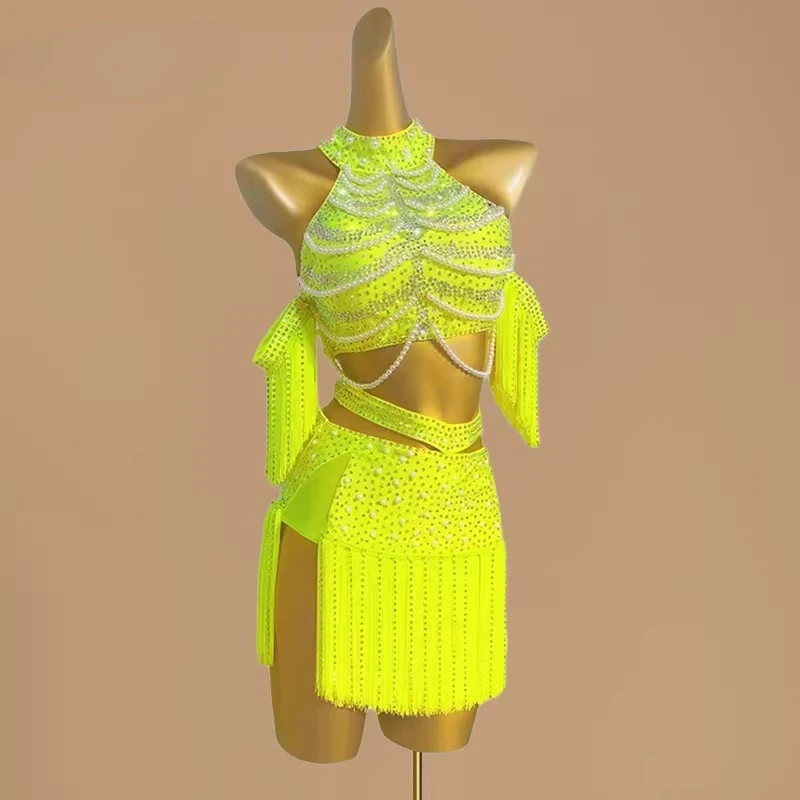 Outdoor Sport Dress - 2026 새로운 라틴 퍼포먼스 댄스 드레스