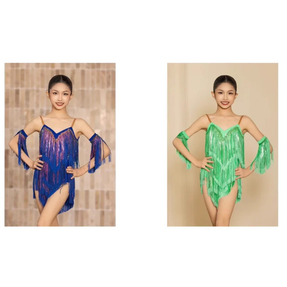 새로운 라틴 퍼포먼스 댄스 드레스 여성 섹시 야외 볼룸 - Outdoor Sport Dress 리뷰 및 가격