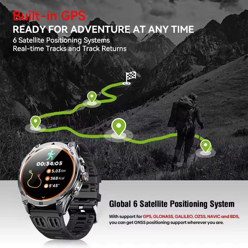 2026년 신형 GPS 아웃도어 스포츠 스마트워치 남성 - Definition Of Outdoor Sport 리뷰 및 가격