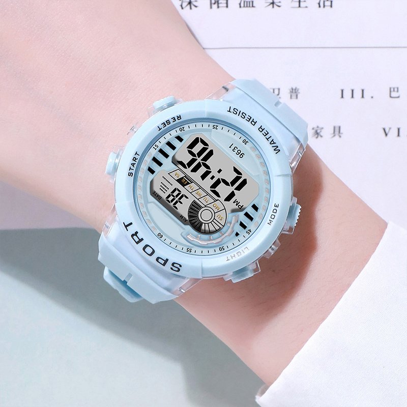 1/2pcs 패션 스포츠 시계 30M 방수 7 색 LE - Outdoor Sport Watch 리뷰 및 가격