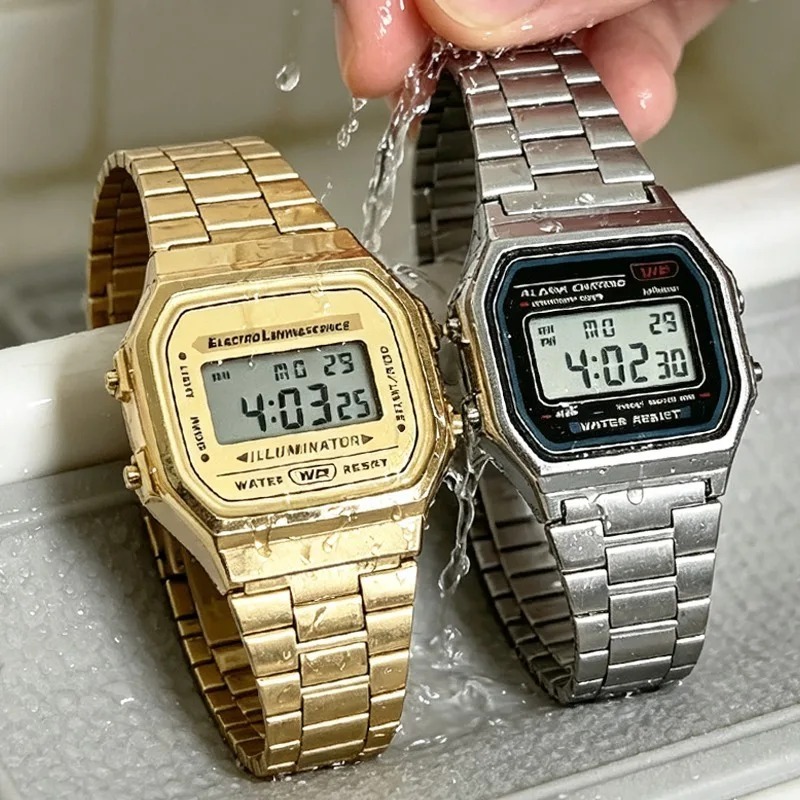 F91W 밴드 시계 방수 레트로 디지털 스테인레스 스틸 - Outdoor Sport Watch 리뷰 및 가격