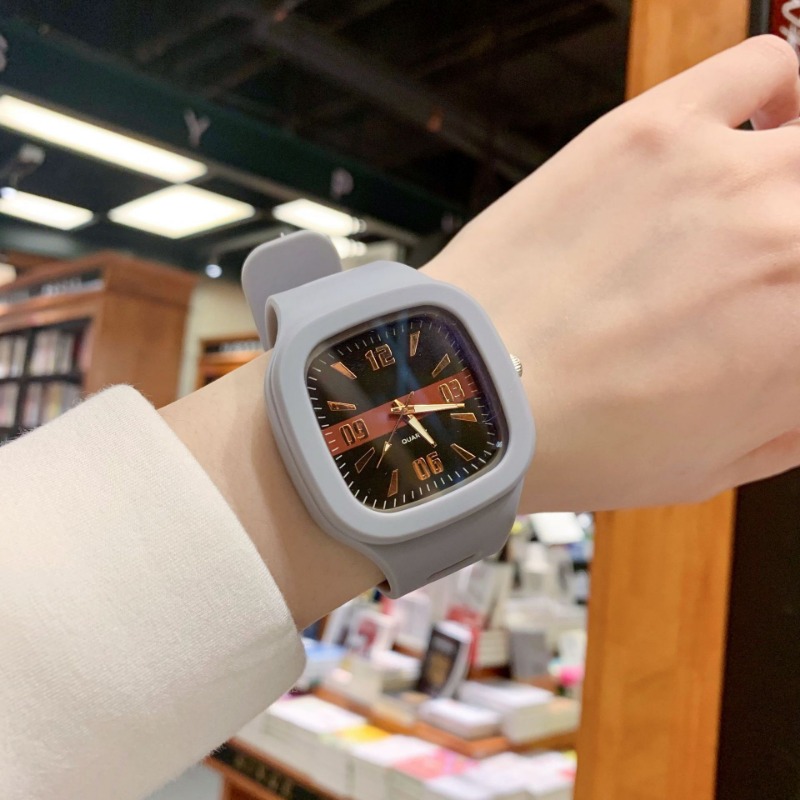 사각형 실리콘 전자 시계, 여성용 스포츠 시계 - Outdoor Sport Watch 리뷰 및 가격